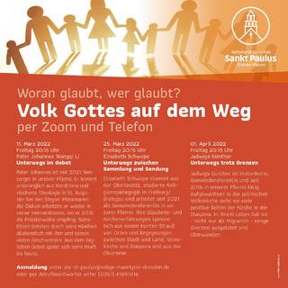 s_2022-02-11 paulus_gemeindeseminiar_poster-1 | Kath. Pfarrei Selige Märtyrer vom Münchner Platz - Chronik - Woran glaubt, wer glaubt